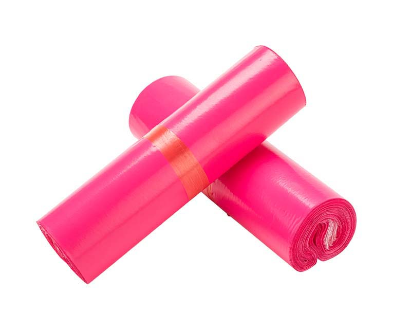 兴宁玫红色快递袋-02